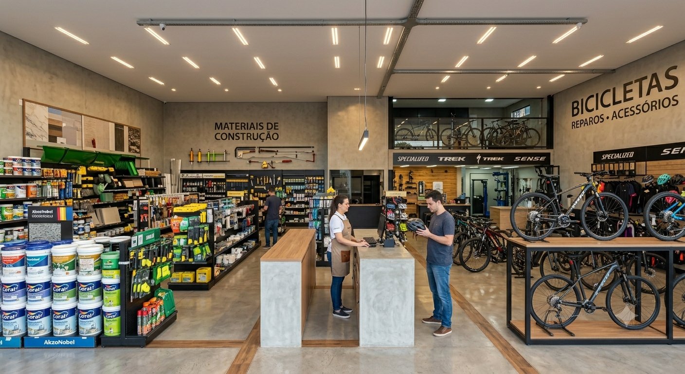 Materiais de Construção e Bicicletas